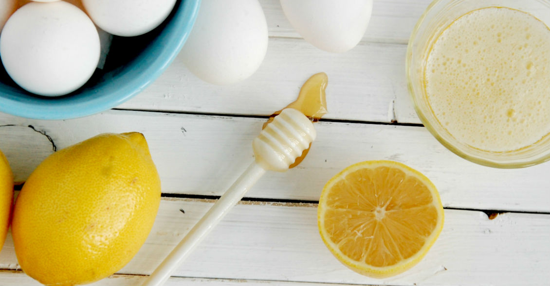 ماسک سفیده تخم مرغ و لیمو